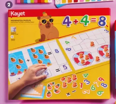 Gra matematyczna Mathematical Puzzles Kayet promocja w Biedronka