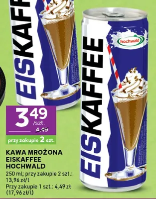 Kawa mrożona Eiskaffee Hochwald promocja w Stokrotka