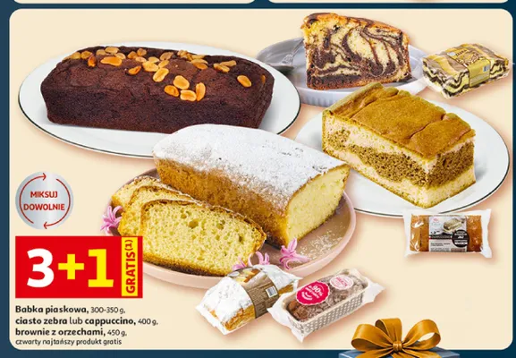 Brownie z orzechami promocja w Auchan