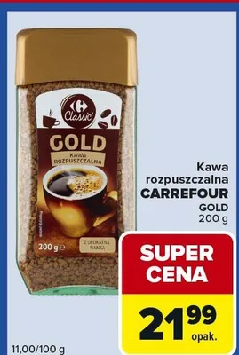 Kawa rozpuszczalna Gold promocja w Carrefour Express