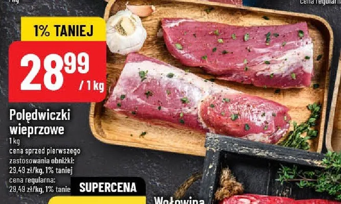 Polędwiczki wieprzowe promocja w POLOmarket