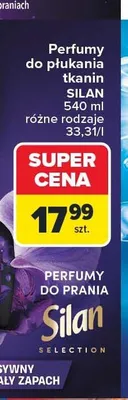 Perfumy do płukania tkanin Silan Selection Floral Essence promocja w Carrefour