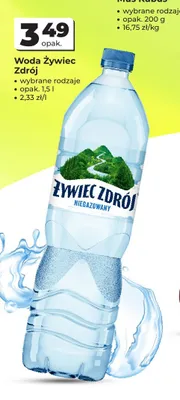 Woda niegazowana Żywiec Zdrój promocja w Odido