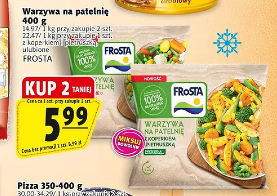 Warzywa na patelnię z koperkiem i pietruszką Frosta promocja w Prim Market