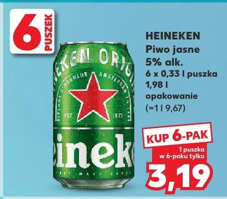 Piwo Strong promocja w Kaufland