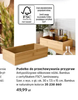 Pudełko do przechowywania przypraw Tchibo promocja w Tchibo