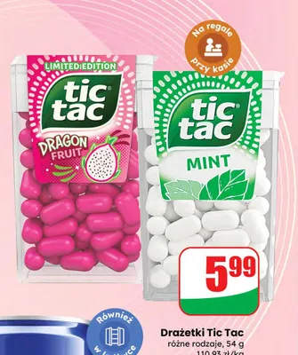 Drażetki, różne rodzaje promocja w Dino