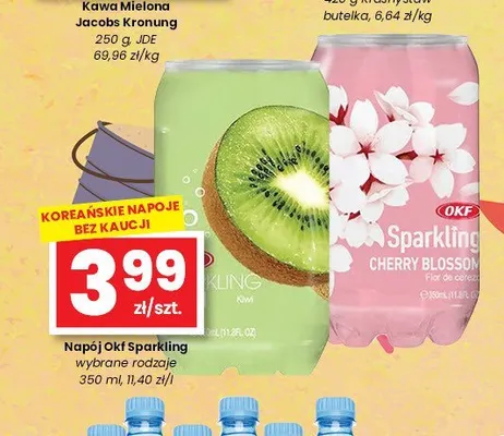 Napój gazowany Okf Sparkling Kiwi promocja w emma MARKET