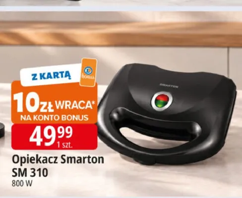Opiekacz Smarton Sm 310 promocja w Leclerc