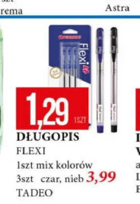 Długopis Flexi Tadeo 3-pak promocja w Leclerc