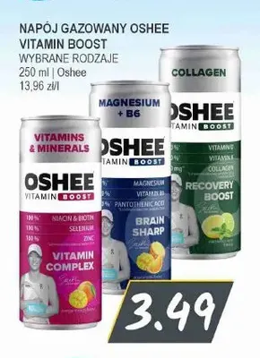Napój gazowany Oshee Vitamin Boost Magnesium + B6 promocja w Słoneczko