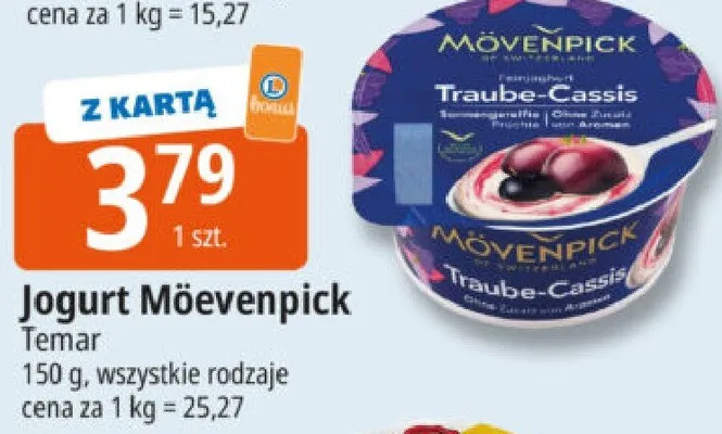 Jogurt Mövenpick Temar promocja w Leclerc