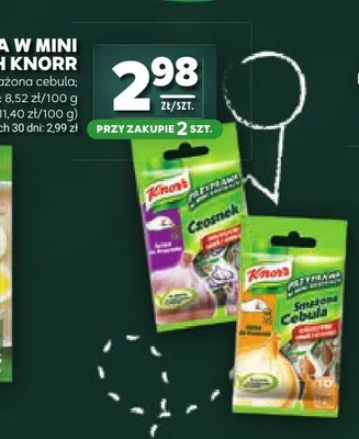 Przyprawa w mini kostkach Knorr Smażona cebula promocja w Stokrotka