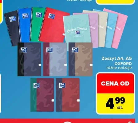 Zeszyt A4 Oxford promocja w Carrefour
