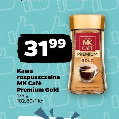 Kawa rozpuszczalna MK Café Premium Gold promocja w Netto