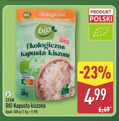 BIO Kapusta kiszona promocja w Aldi