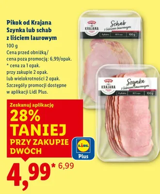 Szynka z liściem laurowym promocja w Lidl