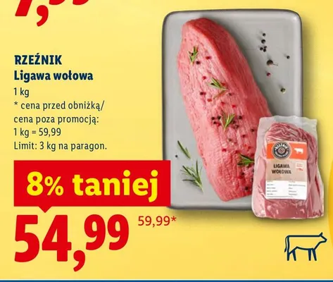 Ligawa wołowa promocja w Lidl