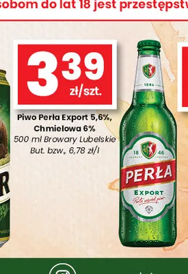 Piwo Perła Chmielowa 6% promocja w emma MARKET