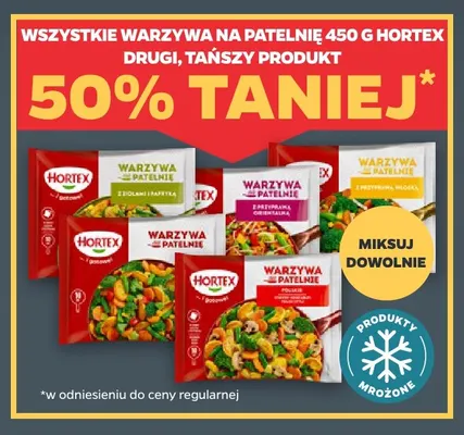 Warzywa na patelnię z przyprawą włoską Hortex promocja w Netto
