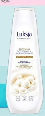 Kremowy płyn do kąpieli Luksja Creamy & Soft Cotton Milk & Provitamin B5 promocja w Hebe