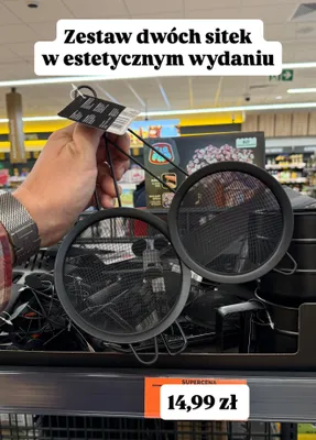 Zestaw dwóch sitek promocja w Biedronka