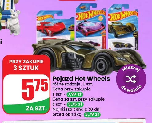 Pojazd Hot Wheels promocja w Dino