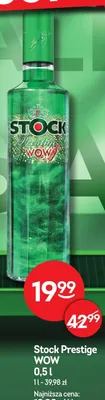 Wódka Stock Prestige WOW promocja w Żabka
