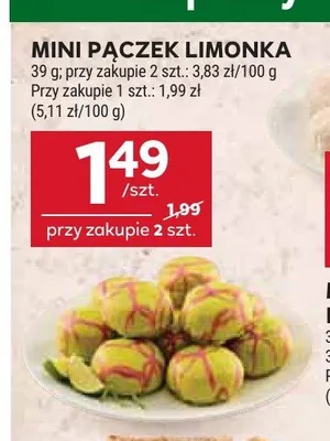Mini pączek limonka promocja w Stokrotka