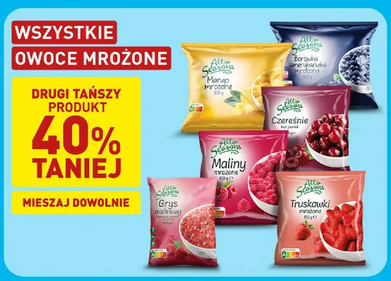 Grys malinowy All Seasons promocja w Aldi