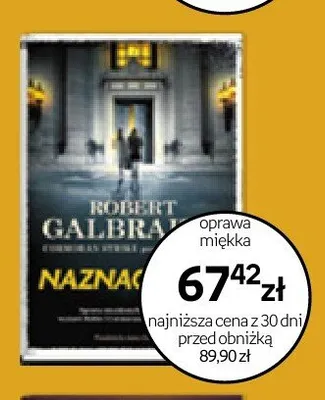 Książka Naznaczony Robert Galbraith oprawa miękka promocja w Empik