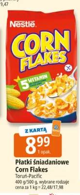 Płatki śniadaniowe Corn Flakes Nestlé promocja w Leclerc