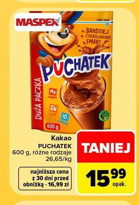 Kakao Puchatek promocja w Carrefour