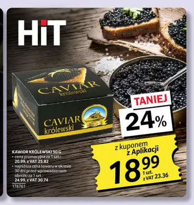 Kawior królewski Royal Castle promocja w Selgros