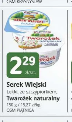 Twarożek naturalny Piątnica promocja w Marketvita