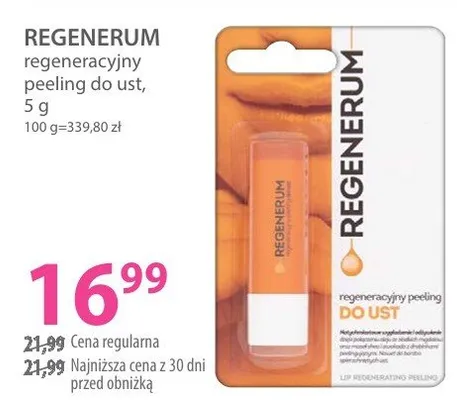 Peeling regeneracyjny do ust promocja w Hebe