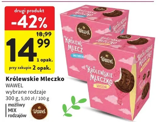 Królewskie mleczko wybrane rodzaje promocja w Intermarche