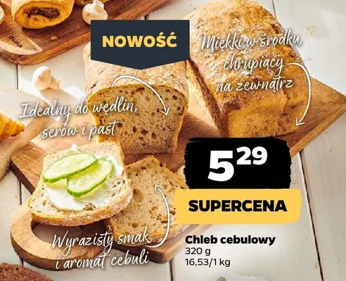 Chleb cebulowy promocja w Netto
