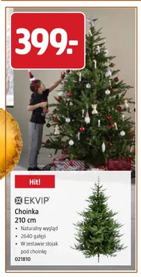 Choinka 210 cm Ekvip promocja w Jula