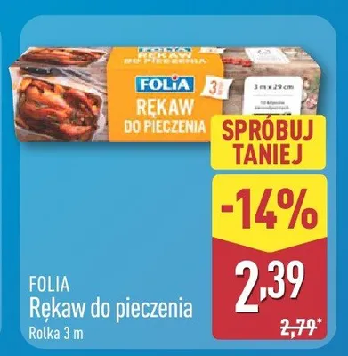 Rękaw do pieczenia promocja w Aldi