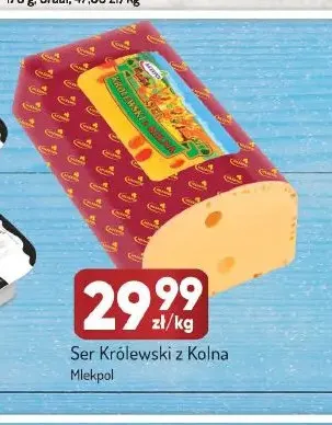 Ser Królewski z Kolna promocja w Avita
