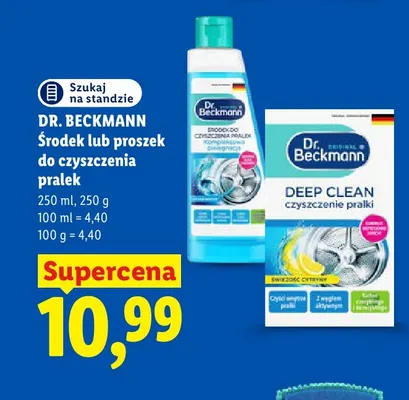 Proszek do czyszczenia pralek Dr. Beckmann Deep Clean promocja w Lidl