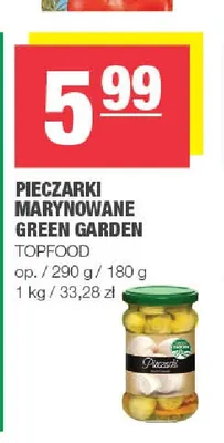 Pieczarki marynowane Green Garden promocja w SPAR
