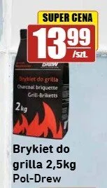 Brykiet do grilla Pol-Drew promocja w API Market