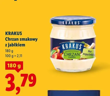 Chrzan z jabłkiem promocja w Lidl