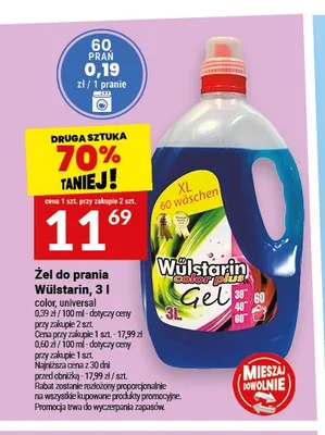 Żel do prania Wülstarin universal 3l promocja w Twój Market