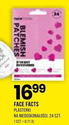 Plasterki na niedoskonałości Face Facts promocja w Drogerie Natura