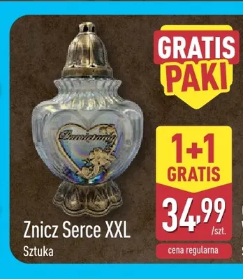 Znicz Serce Xxl promocja w Aldi