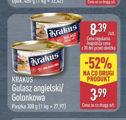 Golonkowa Krakus promocja w Aldi