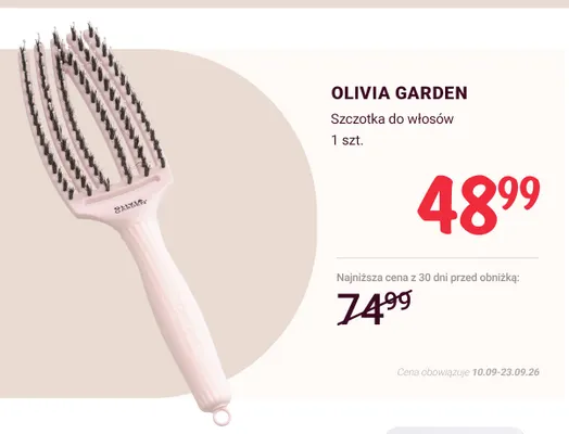 Szczotka do włosów Olivia Garden promocja w Rossmann
